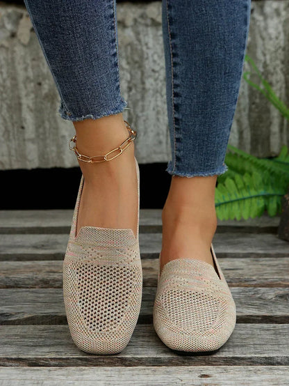 Norvielle Damen Flache Schuhe Rutschfest