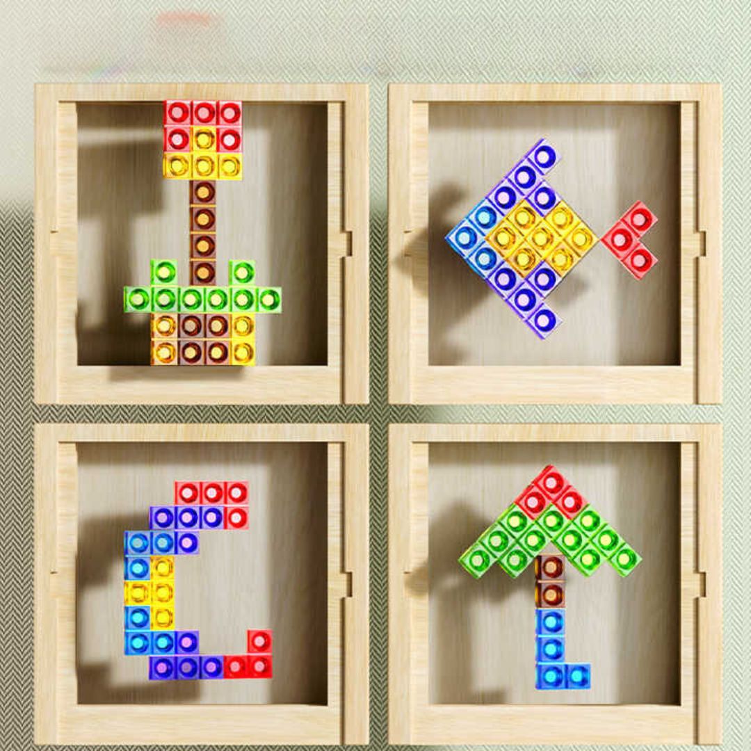 Holz-Tetris-Spiel Standardmodell