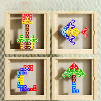 Holz-Tetris-Spiel Standardmodell