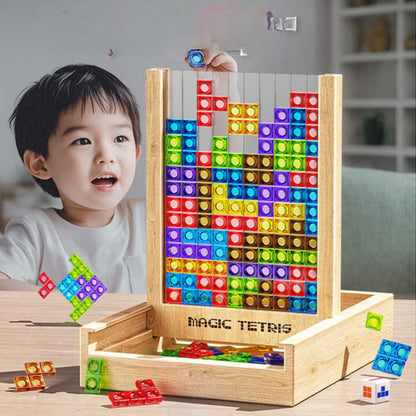 Holz-Tetris-Spiel Standardmodell - Norvielle
