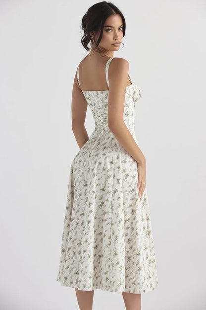 Damen Bustier-Sommerkleid Elegant Figurschmeichelnd