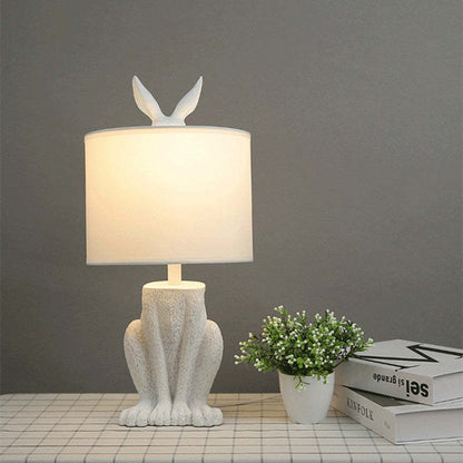 Kaninchen Tischlampe Gold Designer Leuchte