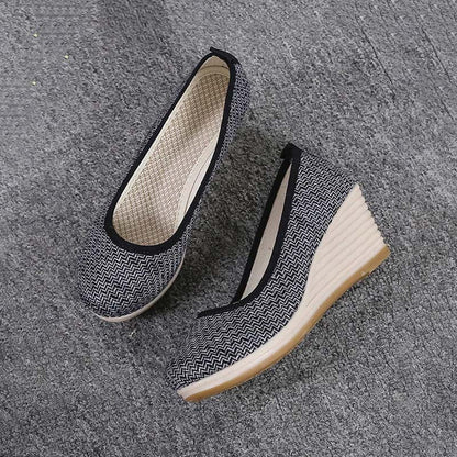 Norvielle Damen Keilschuhe Lässig