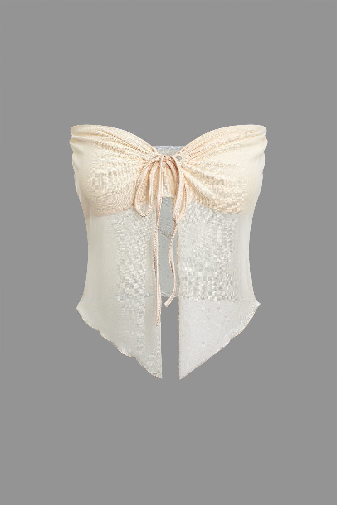 Damen Zweiteiler-Set Bandeau-Oberteil Maxirock