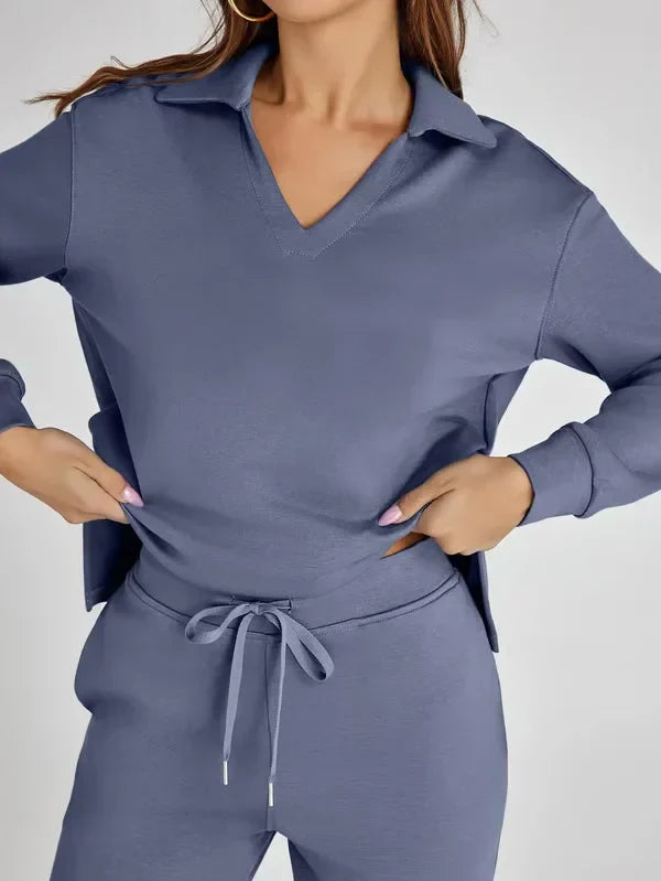 Damen Hoodie-Set Weich Warm Bequem