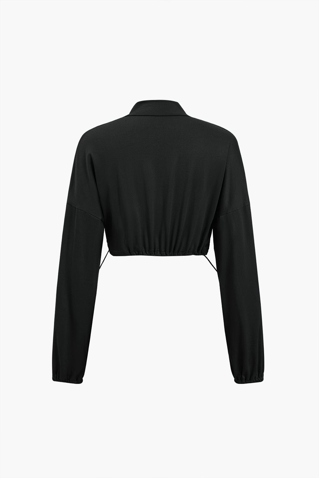 Damen Sportliches Zweiteiler-Set Cropped-Jacke Leggings