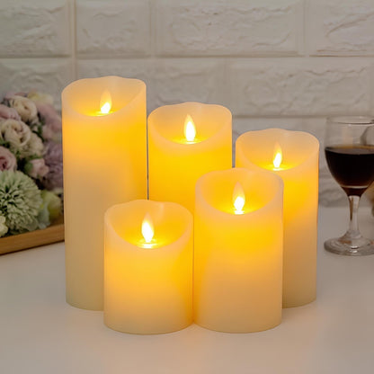 LumiFlame LED Kerze Echtwachseffekt Energiesparend