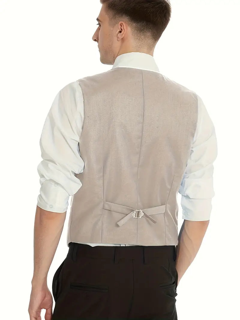 Herren Business-Anzug Blazer, Weste und Hose