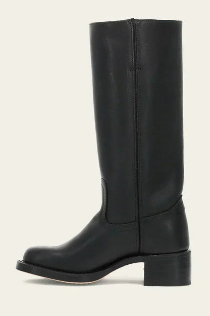 Damen Westernstiefel Leder Hochhackig