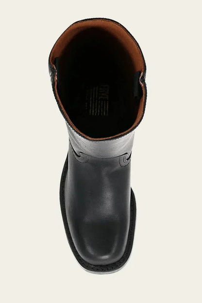 Damen Westernstiefel Leder Hochhackig