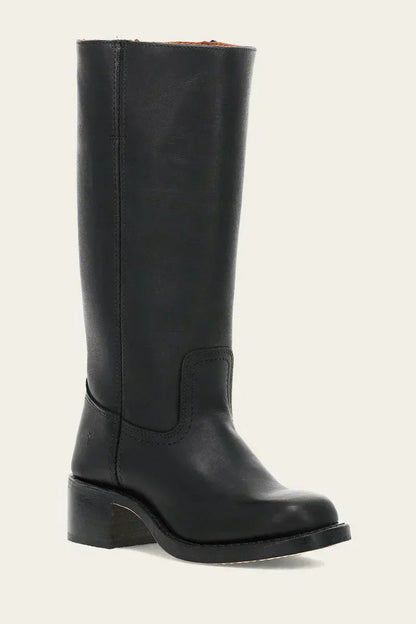 Damen Lederstiefel Blockabsatz Handgefertigt