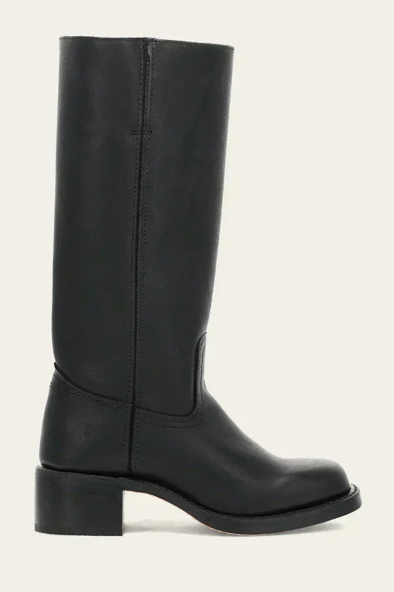 Damen Lederstiefel Blockabsatz Handgefertigt
