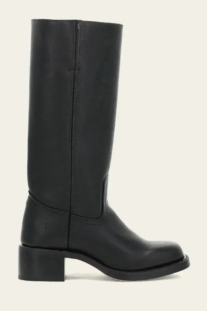 Damen Westernstiefel Leder Hochhackig