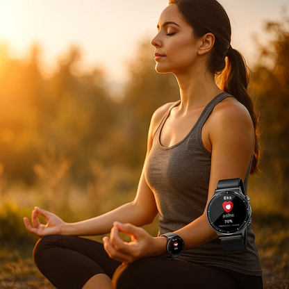EKG Smartwatch mit Osram Sensor für Gesundheitsüberwachung