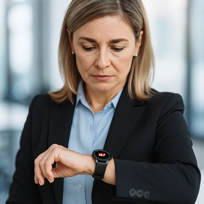 EKG Smartwatch mit Osram Sensor für Gesundheitsüberwachung