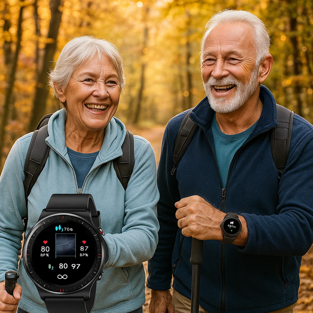 EKG Smartwatch mit Osram Sensor für Gesundheitsüberwachung
