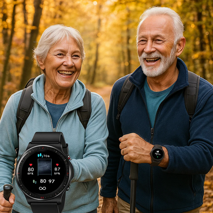 EKG Smartwatch mit Osram Sensor für Gesundheitsüberwachung