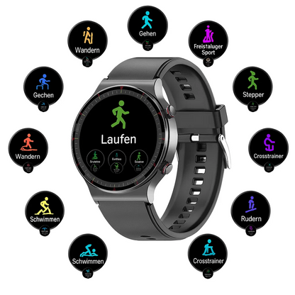 EKG Smartwatch mit Osram Sensor für Gesundheitsüberwachung