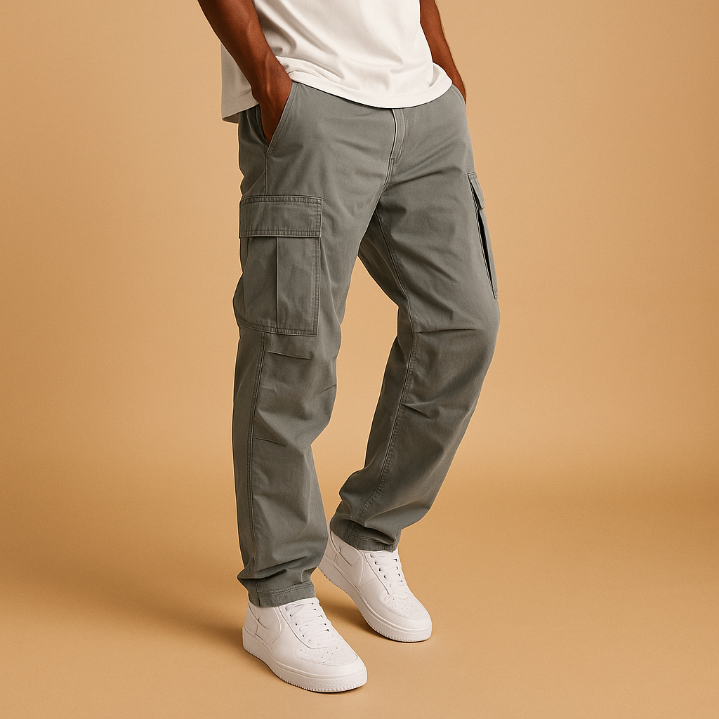 Herrenhose Gerade Form mit Taschen