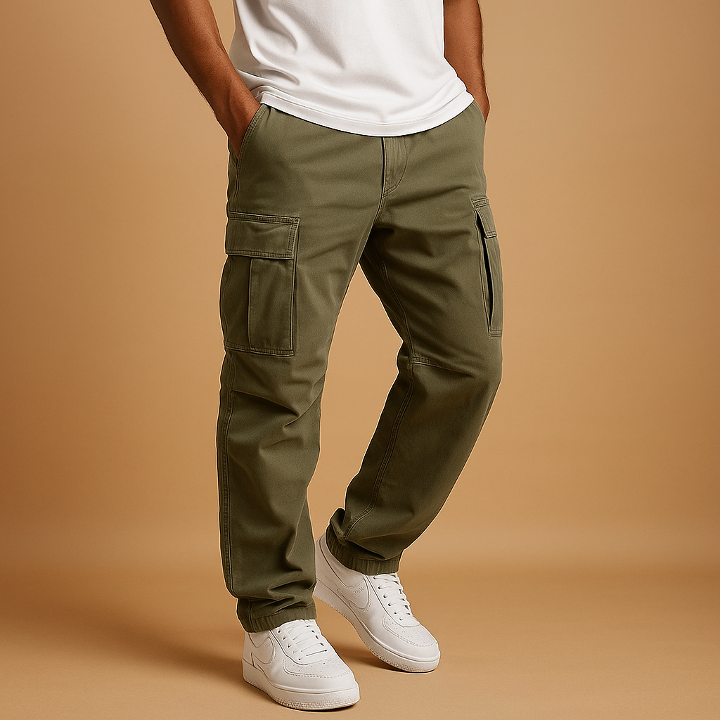 Herrenhose Gerade Form mit Taschen
