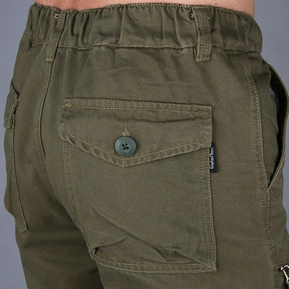 Herren Cargohose Gerade Passform Funktionale Taschen