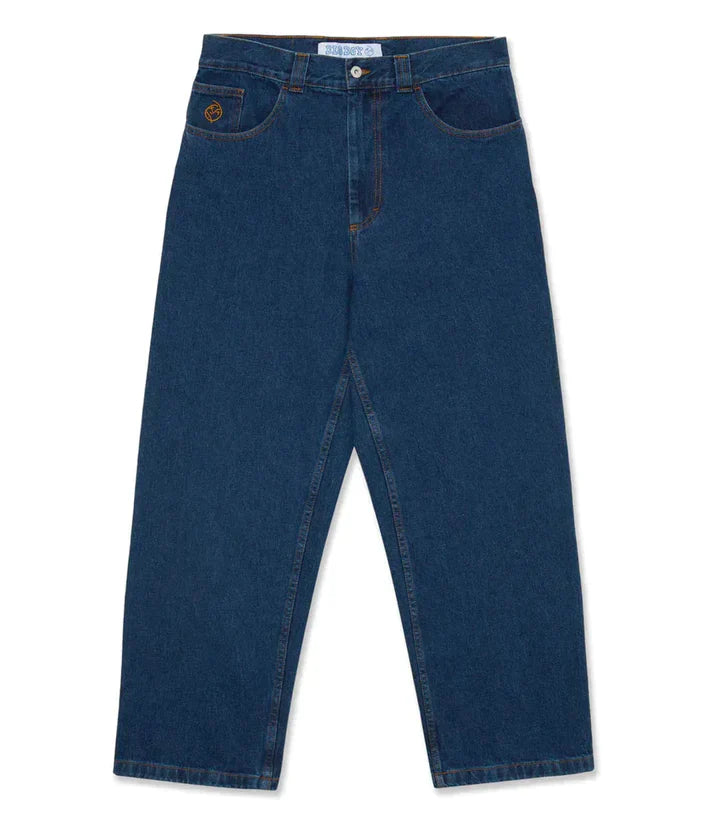 Herren Frühlingsjeans Entspannte Passform Weites Bein