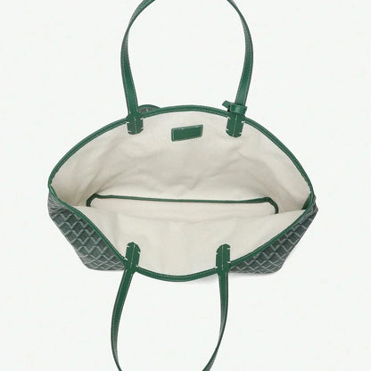 Damen Umhängetasche Leder Lässig Beige