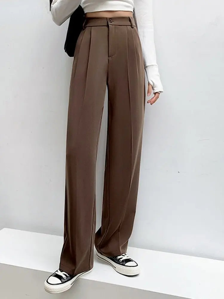Damen High-Waisted Hose Elegant - Norvielle