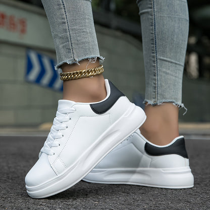 Damen Sneakers Weiße Casual Schuhe