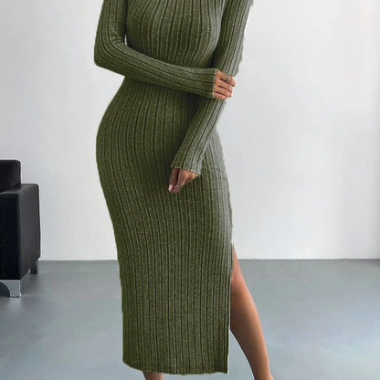 Norvielle Damen Langkleid Gestrickt