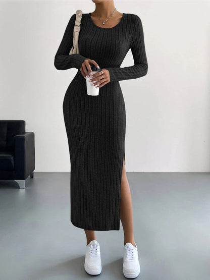 Norvielle Damen Langkleid Gestrickt