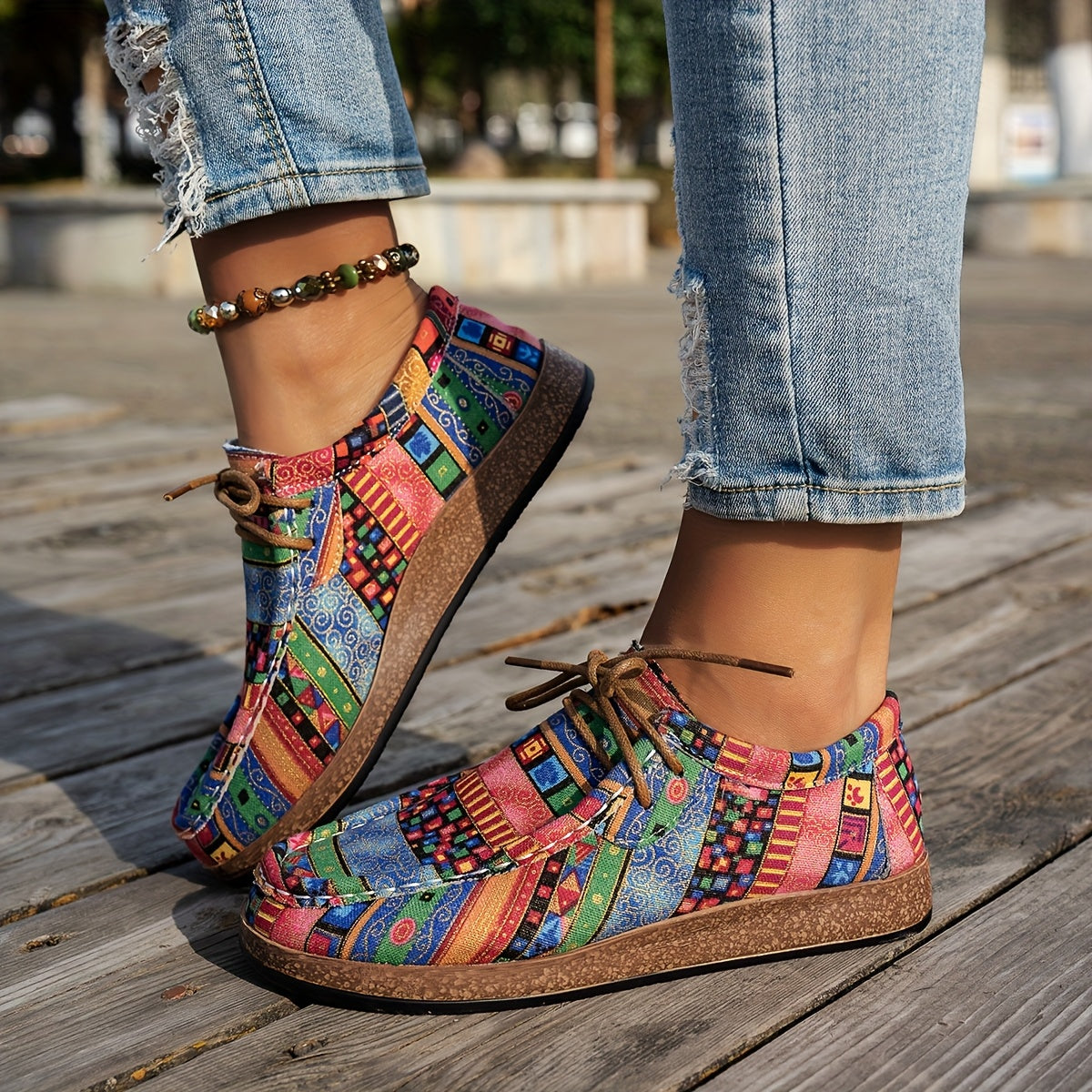 Damen Orthopädische Sneakers Leicht Bequem