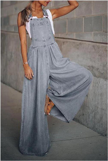 Damen Sommer Jumpsuit Leicht
