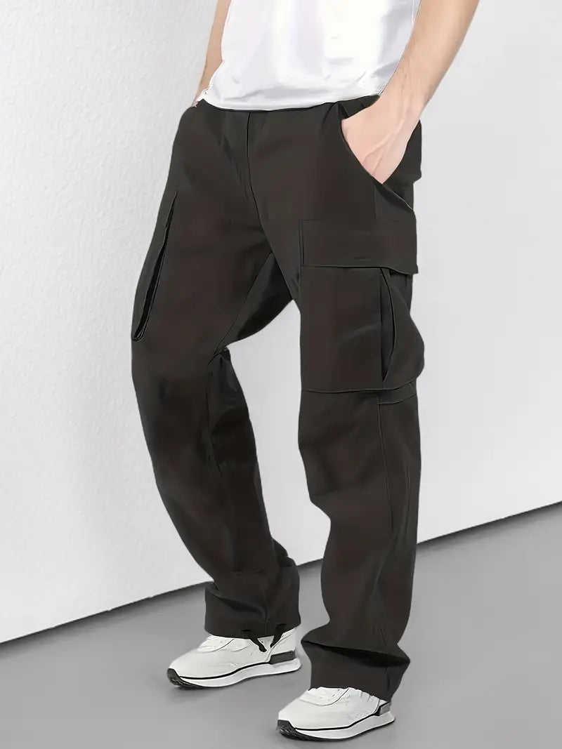 Herren Jogginghose Elastischer Bund Taschen