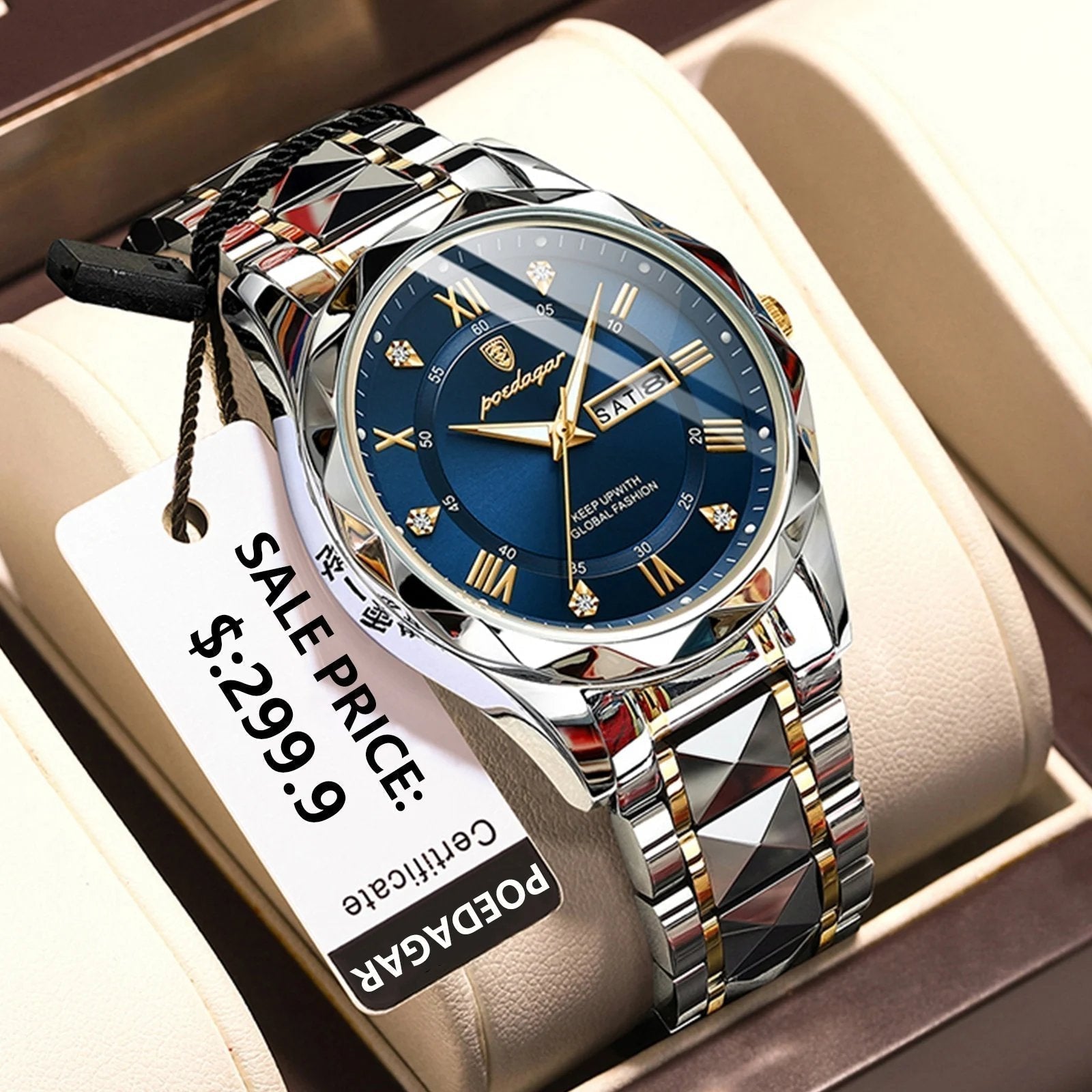 Herrenarmbanduhr Wasserdicht Leuchtfunktion - Norvielle