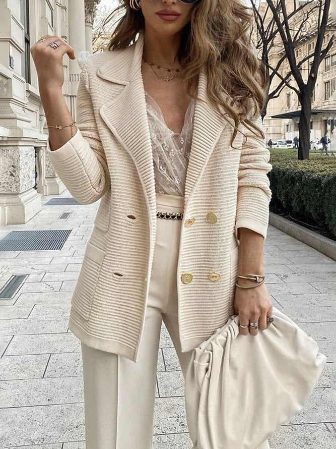 Damen Blazer Beige - Norvielle