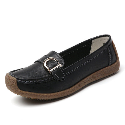 Damen Loafers Bequem Robust