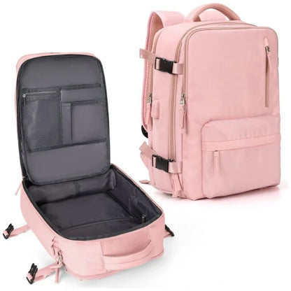 Damen Reise-Rucksack 35L Wasserdicht mit USB-Anschluss