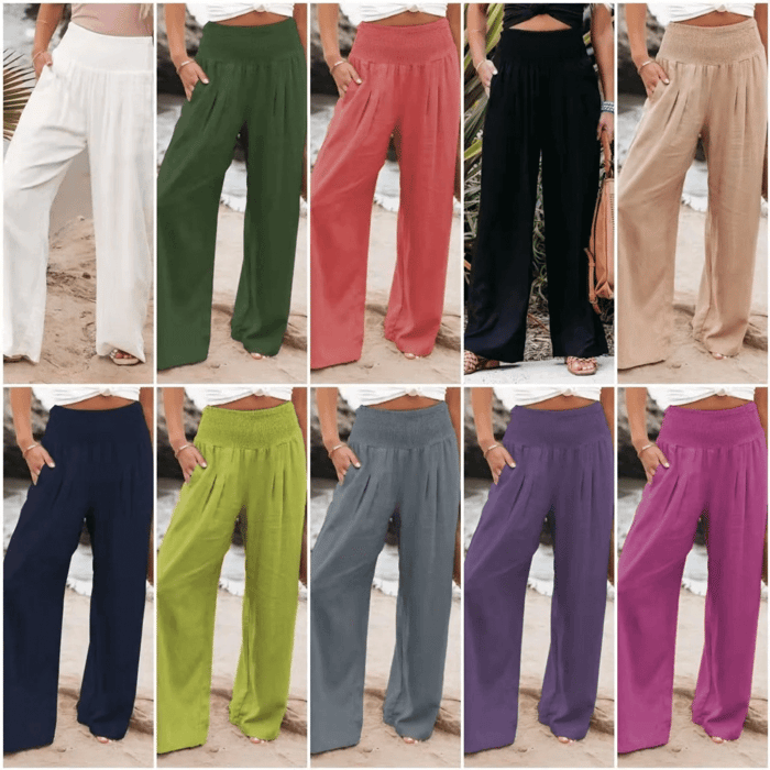 Quinley Damen Elastische Hose Leichtes Material