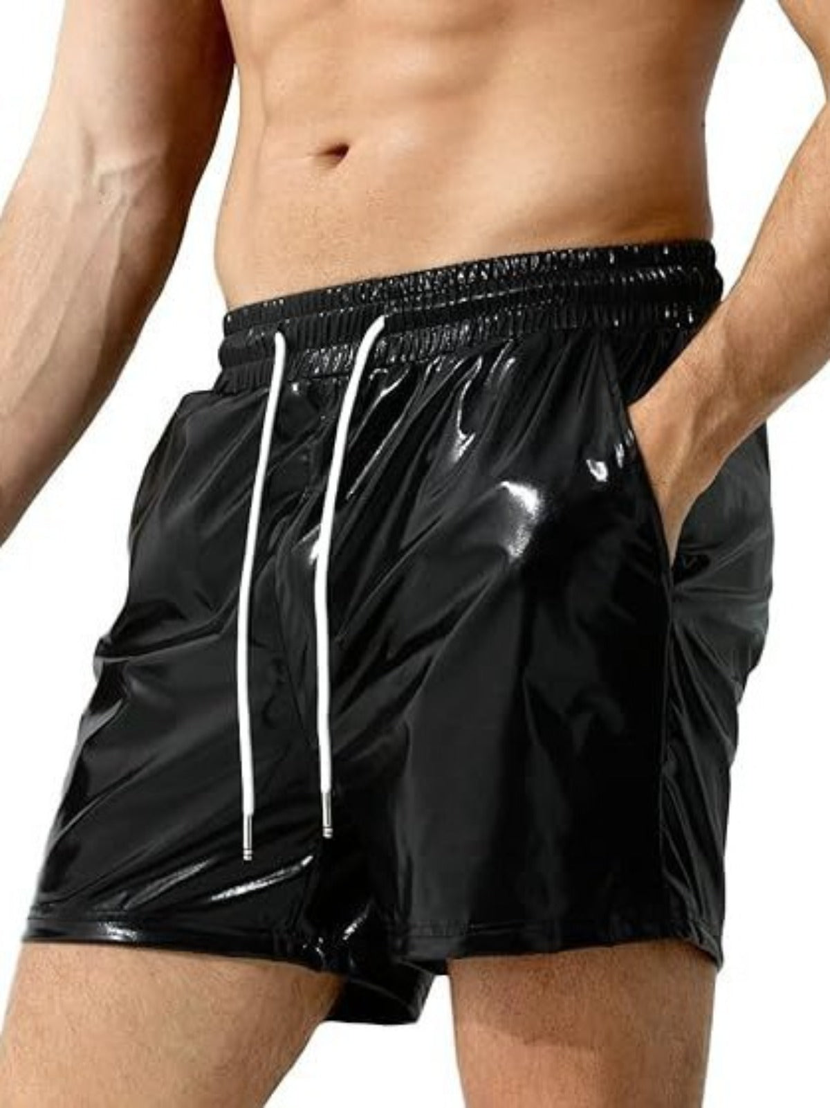 Norvielle Damen Shorts Glänzend
