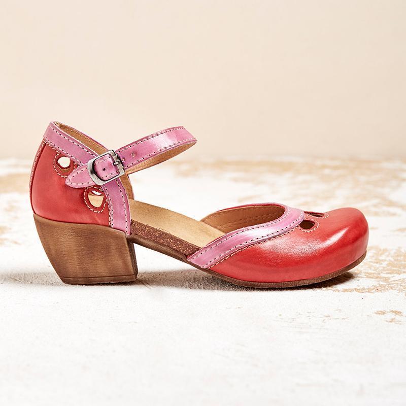 Damen Sandale Hochhackig Sommer Absatzschuhe