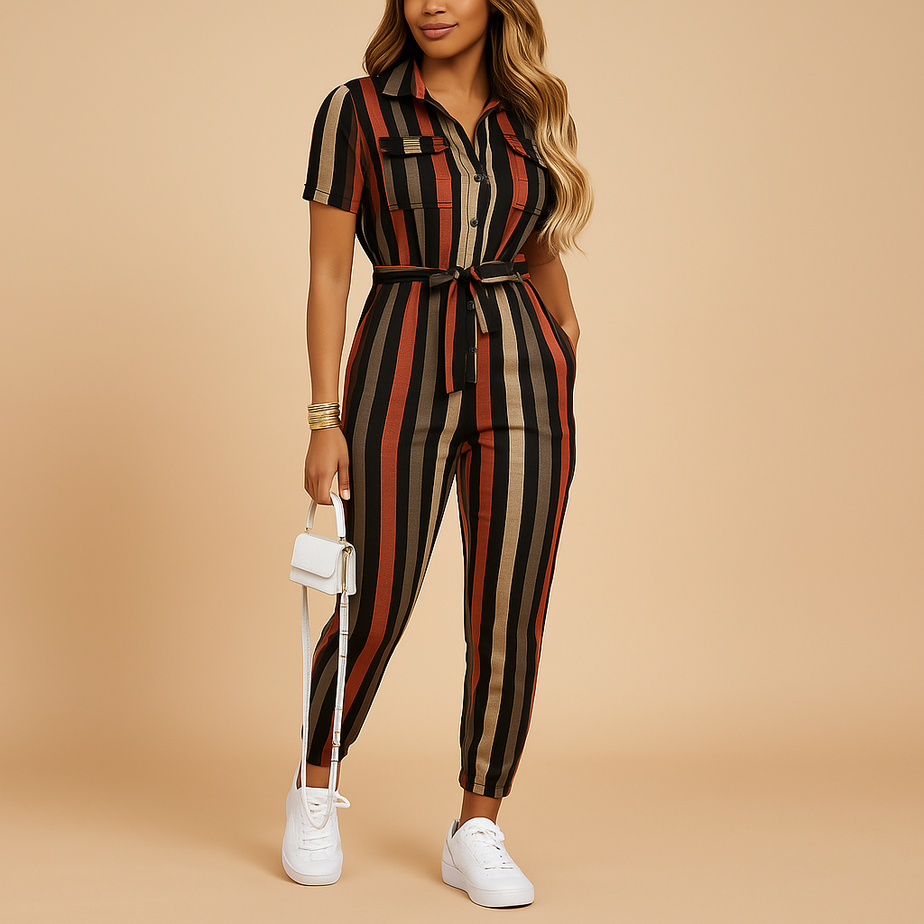 Damen Jumpsuit Einteiliges Outfit Elegant
