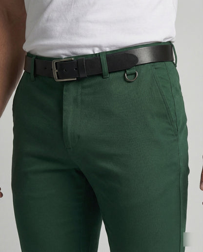 Herren Slim Fit Chinohose Bequem