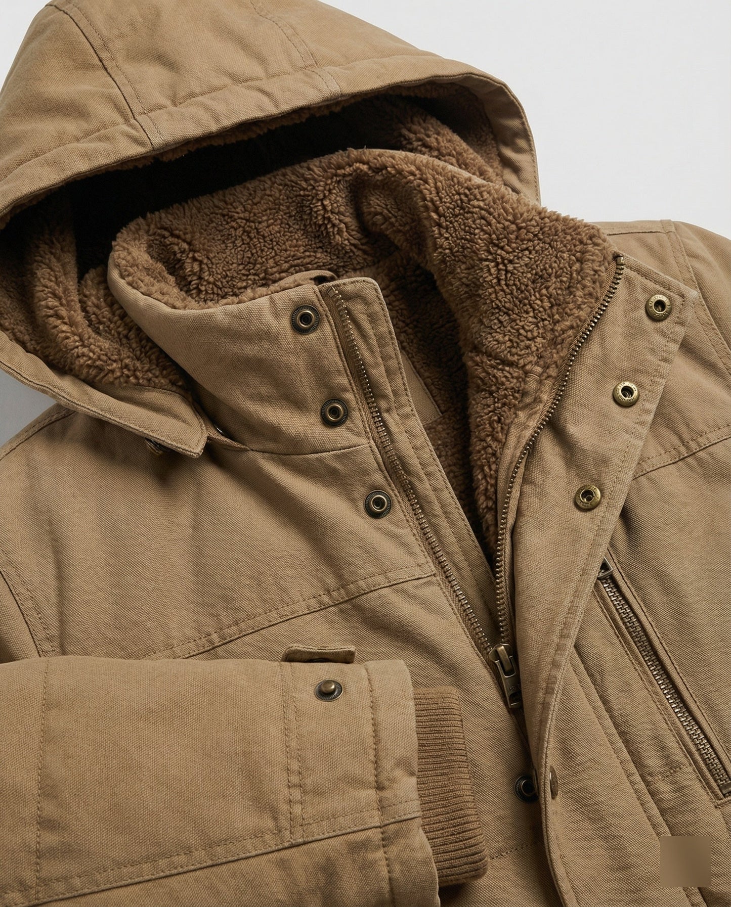 Herren Warme Winterjacke Funktionsmaterial