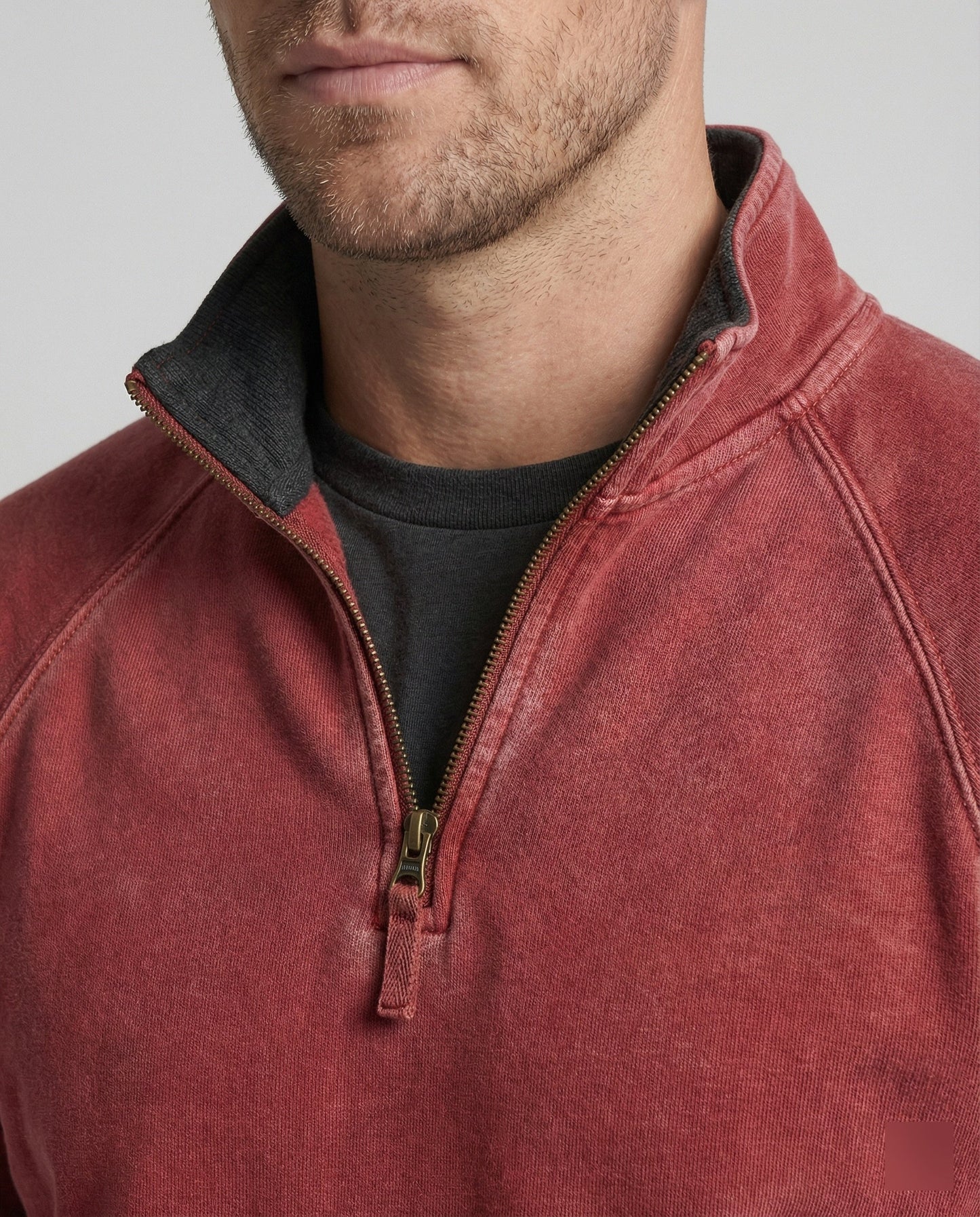 Herren Fleecepullover Warmer Gemütlicher Pullover