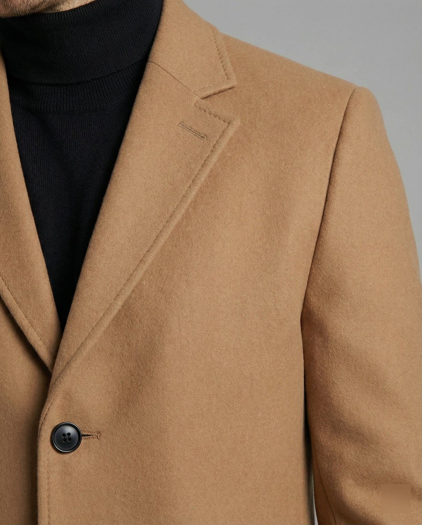 Herren Wolltrenchcoat Elegant