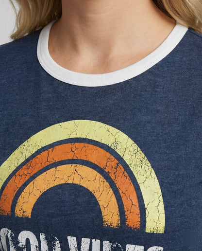 Good Vibes T-Shirt Positivität
