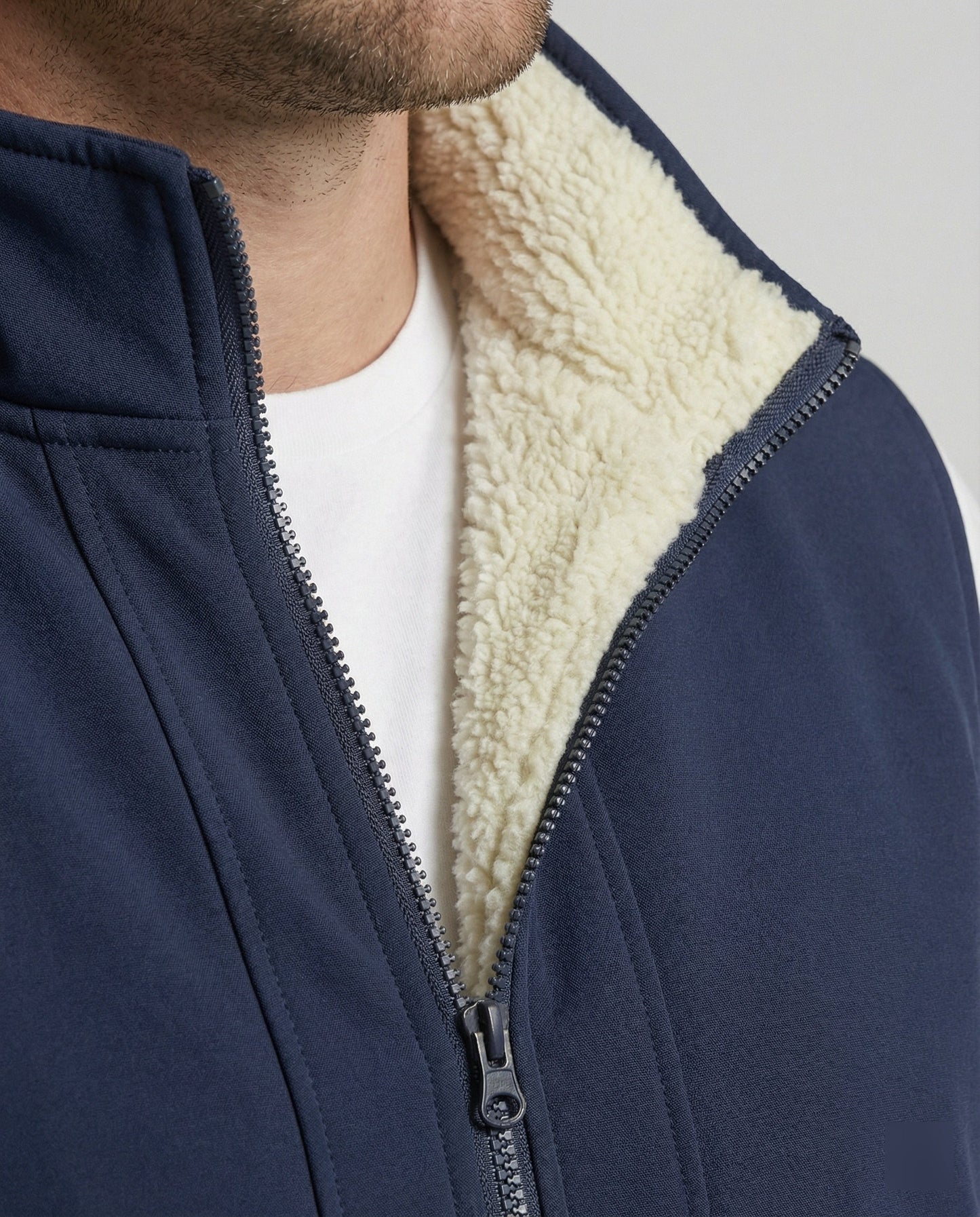 Herren Gefütterte Winterweste