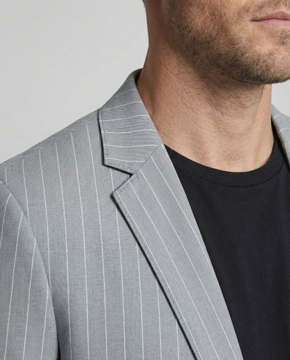 Herren Slimfit Sakko Nadelstreifen