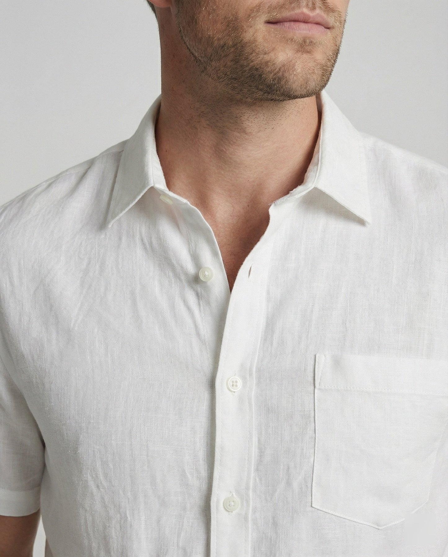 Herren Hawaiihemd Kurzarm Palmenprint